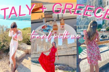 TRAVEL WITH ME TO ITALY + GREECE!