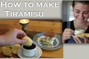 How To Make Tiramisu From Scratch | Italian Desserts | Coffee Dessert | Easy Lady Fingers |