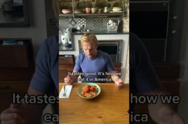 Spaghetti & meatballs just for amore #italianfood #shorts #italian