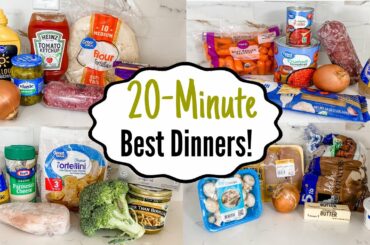 These Easy 20 MINUTE DINNERS Will Change Your Life! | The BEST Quick & Tasty Meals! | Julia Pacheco