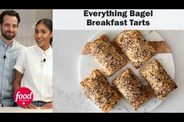 The YUMMIEST Everything Bagel Breakfast Tart Recipe #shorts | Menu Mashup