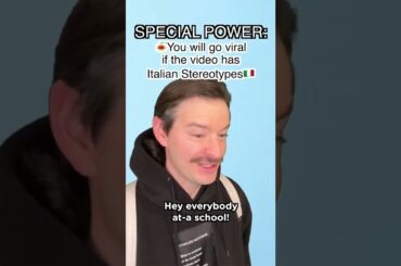 POV You Get More Views With Italian Steretypes