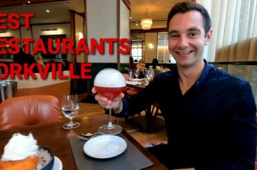 Exploring & Eating in Toronto's Luxurious Yorkville Neighbourhood! Where to Eat & Best Restaurants!!