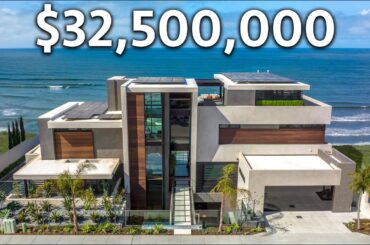 Touring a $32.5 Million Oceanfront California Modern Mansion