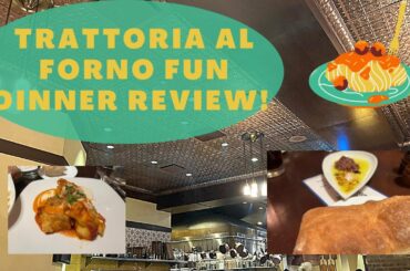 Disney's Boardwalk Trattoria Al Forno Fun Dinner Review!
