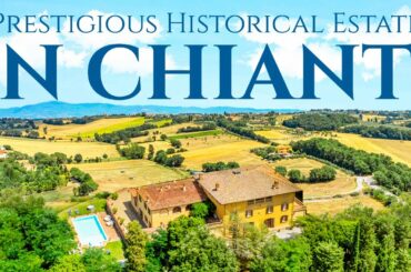 TOURING a Luxurious PERIOD VILLA For Sale In Chianti | Lionard