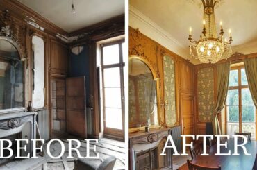 FULL CHATEAU DINING ROOM RENOVATION, Before & After in 10 minutes!