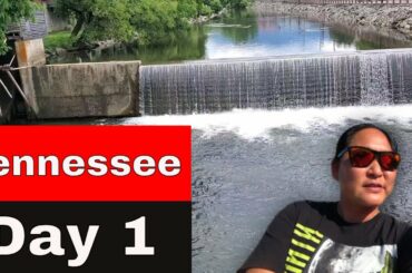 Tennessee Day 1: Pigeon Forge | Old Mill Restaurant | Pigeon Forge Snow | Paula Deen's | The Island