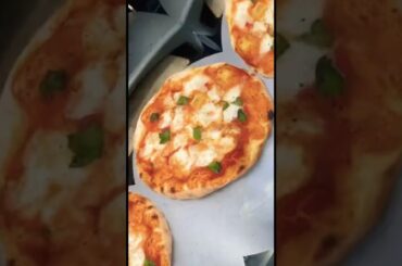 Outside cooking. A classic pizza. #shorts #pizza #italian #food #techno #beats