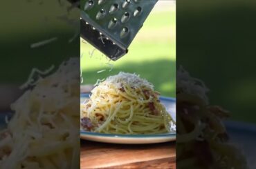 Pasta that you can’t resist! Carbonara paired with Bread & Butter. Full episode on our YouTube.
