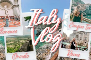 italy vlog: florence, cinque terre, orvieto, & rome *basically, me fangirling over italy for 20 min*