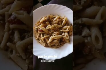 primo con pesto siciliano italian food pasta