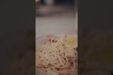 Discovery Shores Boracay Sands Restaurant Dining Experience "Linguine Shrimp Aglio Olio" #Shorts