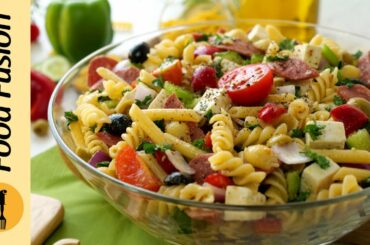 Italian Pasta Salad Recipe by food Fusion