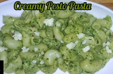 Creamy Pesto Pasta|Macaroni Pesto Pasta Recipe|Pasta Recipe|Italian Recipe|J The Secret Chef|