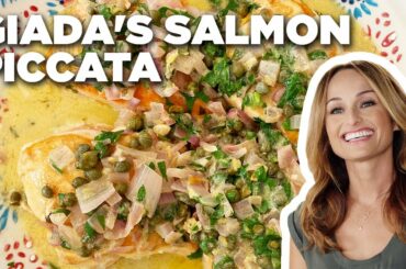 Giada De Laurentiis' Salmon Piccata | Giada’s Italian Weeknight Dinners | Food Network