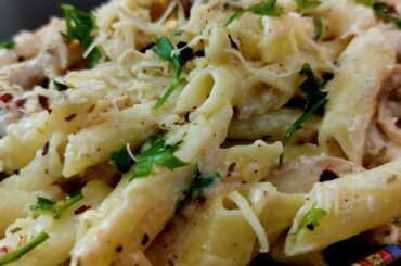 Easy Alfredo Chicken Penne Pasta Recipe | Creamy Chicken Pasta | Italian Recipe