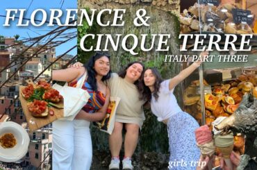 ITALY VLOG (Florence & Cinque Terre) | Ponte Vecchio, Beach Day, Gelato & MORE