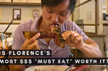 Most Expensive Steak in Florence Italy | Worth It? | Italian Food Tips
