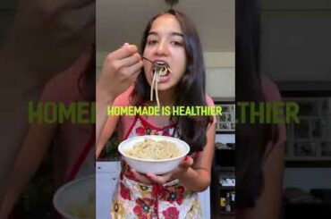 Italian Alfredo Creamy Healthy Pasta Recipe #shorts