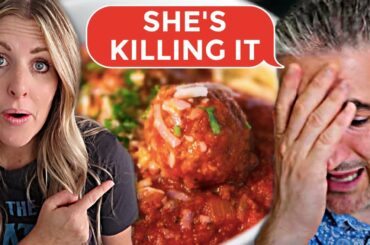 REACTING to Real Italian Chef ROASTING my Video!