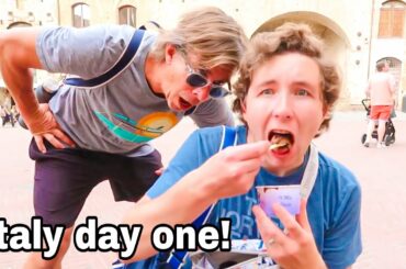 Exploring San Gimignano Italy! First full day of Italy! Traveling from Salt Lake City to Florence