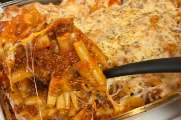 Cooking with @BeAmazingSylvia Baked Ziti