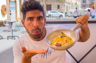 Have you ever tried THE REAL PASTA CARBONARA in Rome?