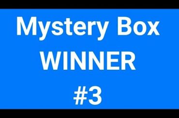 [CLOSED/CLAIMED] MYSTERY BOX GIVEAWAY WINNER