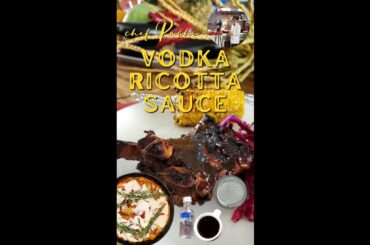 CREAMY Vodka RICOTTA SAUCE for Casseroles by CHEF PACHI #shorts