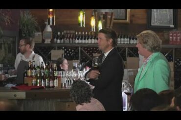 Grandson of Italian shoe designer Salvatore Ferragamo talks fine wine with Pignetti's owner