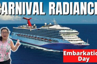 Boarding CARNIVAL RADIANCE Weekend Cruise Vlog | Embarkation Day April 2022