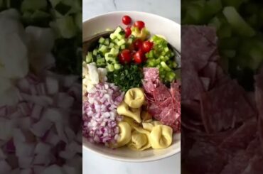 Tortellini Pasta Salad | Easy Recipe with Italian Dressing