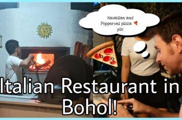 VLOG:PIZZZA NIGHT IN PANGLAO BOHOL |  BOHOL ITALIAN RESTAURANT - FILIPINA AND ITALIAN COUPLE