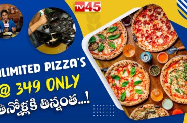 Unlimited Italian Restaurant In Hyderabad || Pizza Zone Begumpet || TV45 Food And Travel