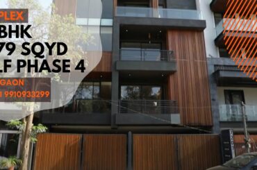 4 BHK Luxury Duplex Builder Floor, DLF Phase 4, Gurugram | 270 Sq.Yd | Spacious Living Interior |