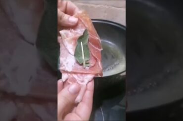 Saltimbocca. Italian food #shorts