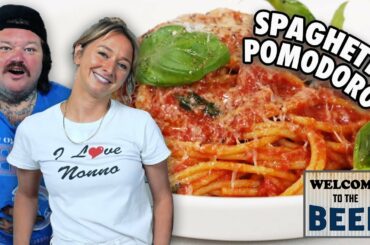 CLASSIC ITALIAN SPAGHETTI POMODORO | Welcome to the Beef w/ Matty & Coco