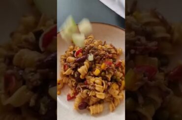 Taco pasta salad done in 25 minutes | Lunch you will make very often|Subscribe-Recipe in description
