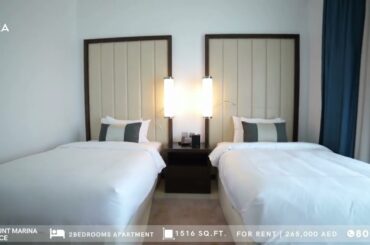 FAIRMONT MARINA RESIDENCES | FURNISHED 2BR APARTMENT W/ FULL SEA VIEW