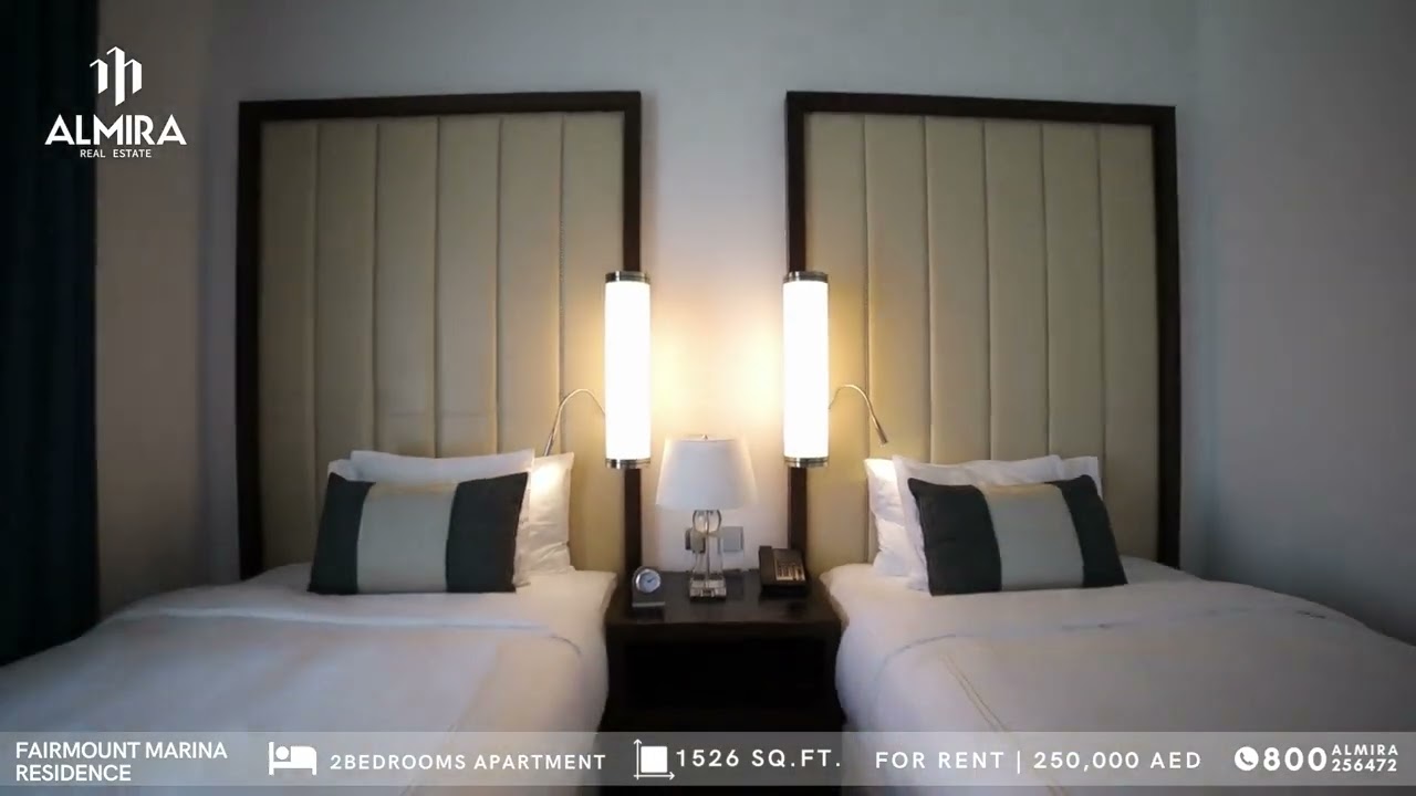 FAIRMONT MARINA RESIDENCE – 2BR APARTMENT FAIRMONT MARINA RESIDENCE - 2BR APARTMENT