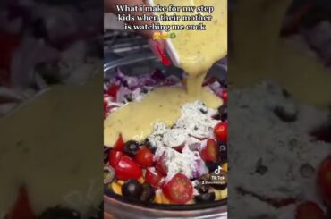 The best pasta salad! #pasta #pastarecipe #salad #shorts #texykitchen