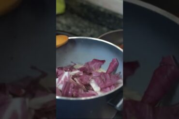 Italian risotto with radicchio