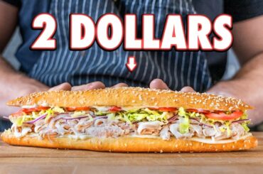 The $2 Sub Sandwich | But Cheaper