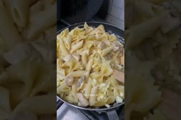 Creamy Mushroom Chicken Pasta | Pasta Recipe #shorts
