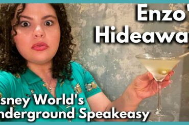 Disney World's Underground Speakeasy - Enzo's Hideaway Tunnel Bar (Review) | Disney's Springs
