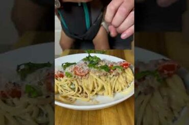 Creamy Tuscan Sausage Pasta | 30 Minute Meals #shorts