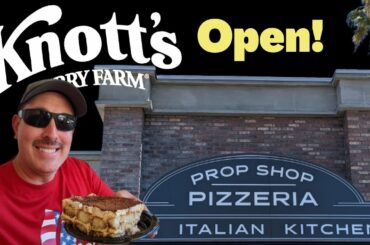Prop Shop Pizzeria | Knott's Berry Farm | Now Open | Full Menu | First Look