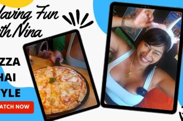 ITALIAN FOOD THAI STYLE - $14 USD DINNER for 2 - Having Fun with Nina - HUA HIN THAILAND