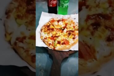Tasty Pizza #Farm fresh pizza #tasty pizza #positive vibes #Cold drinks #coke #sprite